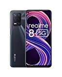 realme 8 5G Smartphone Libre, Procesador Dimensity 700 5G, Pantalla Ultra Smooth de 90Hz, batería masiva de 5000m, cámara con 48MP y modo nocturno, Dual Sim, NFC, 4+64GB, Negro