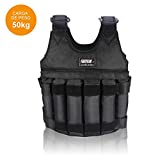 Fdit Chaleco Lastrado Ajustable De 1 A 20 Kg, Para Entrenamiento, Carga Máxima De 20 Kg