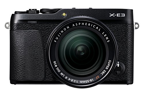 Fujifilm X-E3 - Cámara Evil de 24.3 MP y kit cuerpo con objetivo Fujinon XF 18-55 mm, color negro