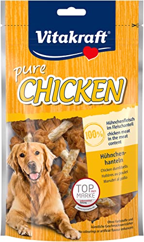 Vitakraft 1571260031 - Snack muslitos de Pollo 100% Naturales para Perros 80 gr