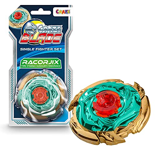 CRAZE Blade Peonza de Batalla, Blade Peonzas niños De Competición, Blei Blei Set 6 Colores, trompo Punta giratoria, no Incluye Lanzador, peonza Punta giratoria 35061