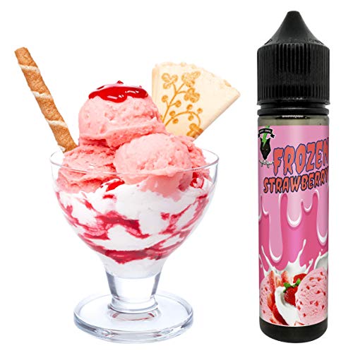 E-Liquid FROZEN STRAWBERRY | 50ml formato TPD -botes de 60ml | ElecVap | Sin Nicotina: 0MG | E-Liquido vapeo para Cigarrillos Electronicos - E Liquidos para Vaper 70/30