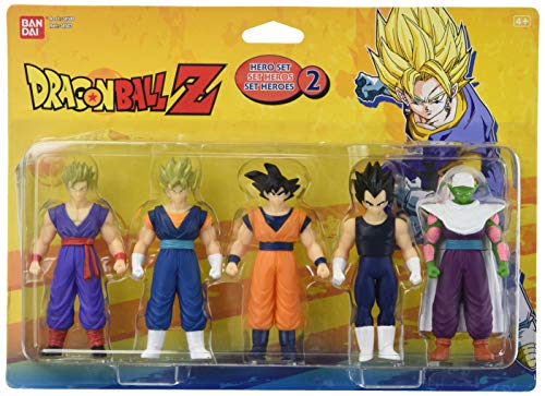 Set de 5 Héroes Dragon Ball versión 2, modelo surtido