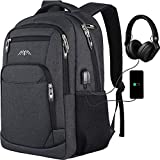 Mochilas Escolares Hombre Mochila para Portátil Antirrobo con Puerto de Carga USB