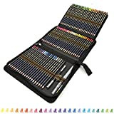 72 lápices acuarelables de dibujo artístico con Caja de cremallera,Set de Lápices Colores Profesional para colorear, dibujar y sombrear Ideal para Artistas, Adultos y Niños