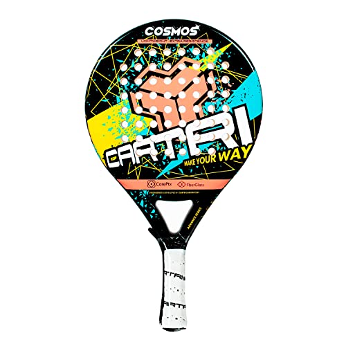 Cartri Pala de Padel Cosmos 2022/ Mejores Palas de Padel para Hombre y Mujer / Raqueta de pádel polivalente para Jugadores de Padel de Todos los Niveles