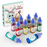 Colorante Alimentario10*6ml Alta Concentración Liquid para Colorear los Macaron Fondant Pasteles Galletas Bebidas