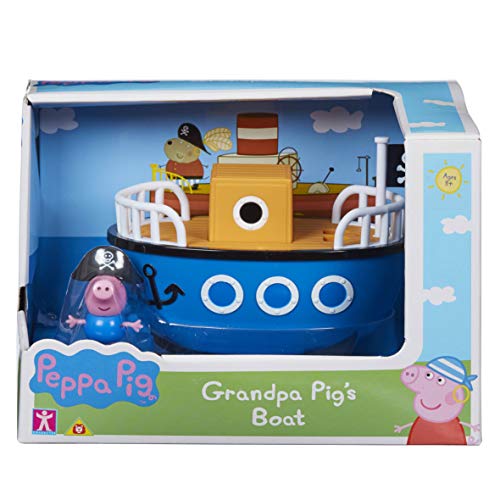 Peppa Pig 6928 Barco DE Grandpa Pig's con George, Multi