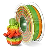 Filamento de impresión 3D Pla de 1,75 mm, Rainbow PLA Filamento para impresora 3D y bolígrafo 3D, precisión dimensional +/- 0,02 mm, 1 kg 1 bobina