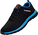 DYKHMATE Zapatillas de Deportes Hombre Ligero Transpirable Zapatos para Correr Gimnasio Casual Sneakers (Azul Negro,40 EU)