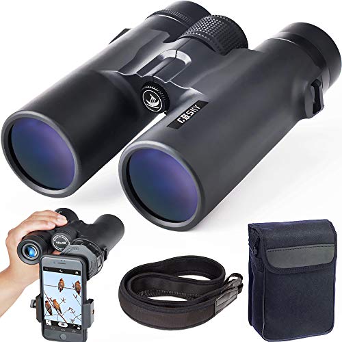 Gosky 1042 B - Prismáticos 10x42 para observación de Aves, Estrellas, paisajes, Viajes, Caza, conciertos, Deportes y Juegos al Aire Libre