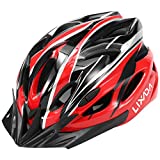 Lixada Casco de Ciclismo para Hombre y Mujer Casco de Motocicleta para Deportes al Aire Libre para Bicicleta de Carretera Bicicleta de Montaña