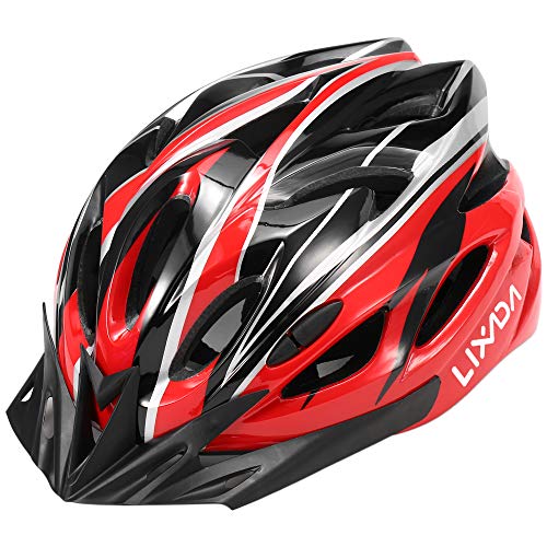 Lixada Casco de Ciclismo para Hombre y Mujer Casco de Motocicleta para Deportes al Aire Libre para Bicicleta de Carretera Bicicleta de Montaña