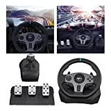 GQTD PXN V9 Carreras Juego Volante Pedales Car Truck Camión Conducción Fit For PC PS3 / PS4 / Xbox One/Switch