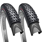 Fincci Par 27.5 x 2.35 Pulgados 60-584 Plegable Cubiertas para MTB Montaña Fuera del Camino Hibrida Bici Bicicleta (Paquete de 2)