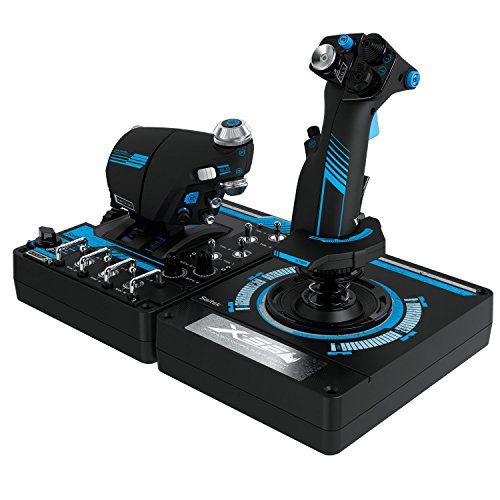 Logitech G Saitek Pro Flight X56 Rhino - Sistema de Control para simuladores, Color Negro