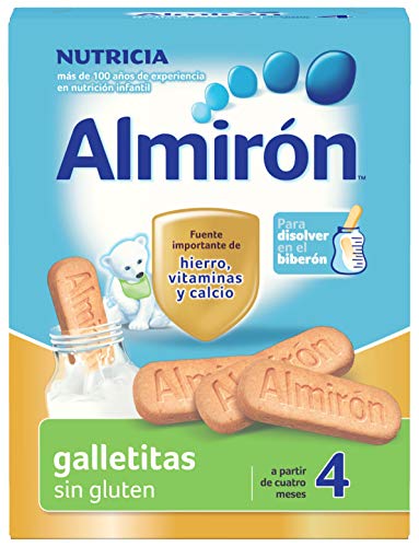 Almirón, Galletas para Bebé Sin Gluten, a partir de 4 Meses, 250g