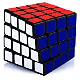 Maomaoyu Cubo Magico Original 4x4 4x4x4 Profesional Speed Cube Niños Juguetes Educativos Negro
