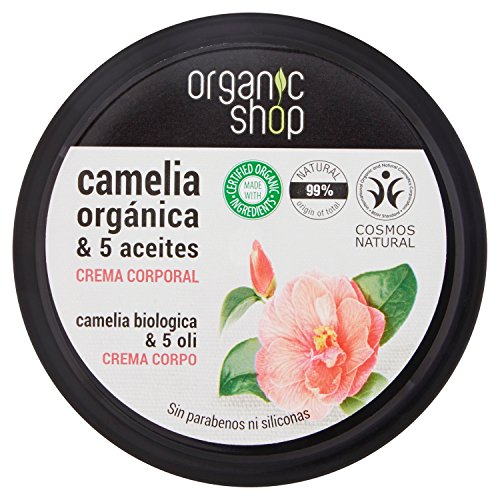 ORGANIC SHOP Crema Corporal Camelia Japonesa 250ml, Estándar, Único