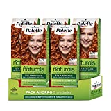Schwarzkopf Palette Naturals - Tinte 8.77 Cobrizo Intenso - Coloración Permanente Sin Amoníaco- Resultados de Color Natural (Pack de 5)