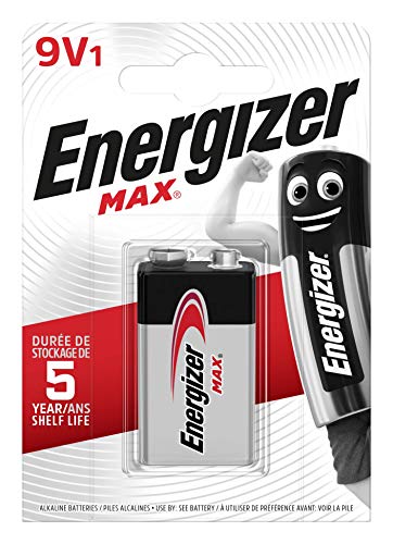 Energizer Alkaline Max - Pack de 1 pila Alcalina MAX 9V
