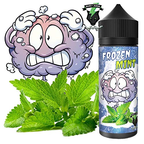 E-Liquid FROZEN MINT | 100ml formato TPD -botes de 120ml | ElecVap | Sin Nicotina: 0MG | E-Liquido vapeo para Cigarrillos Electronicos - E Liquidos para Vaper 70/30