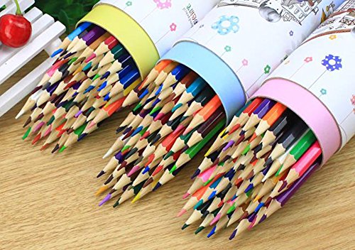 MINGZE Lápices de colores de 48 colores, núcleo suave, lápices de dibujo para colorear para adultos, bosquejo, proyectos de manualidades