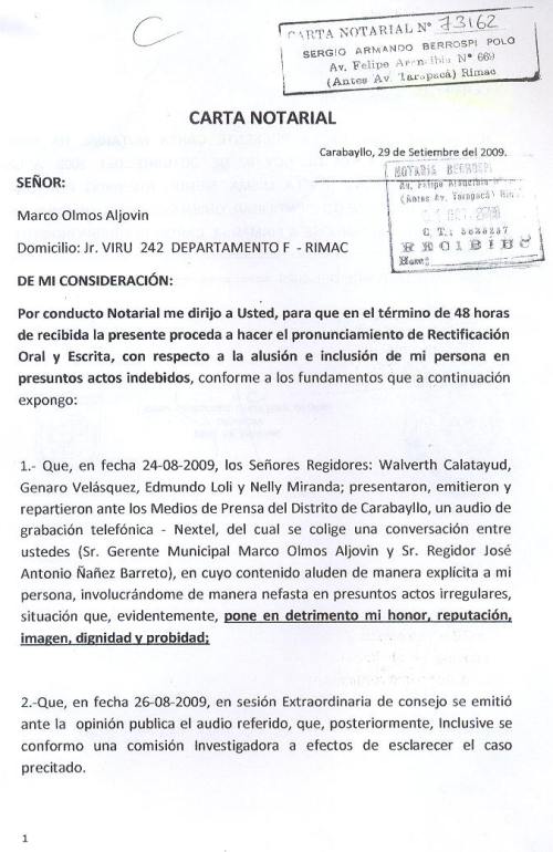  carabayllo.net regidor jorge ortega